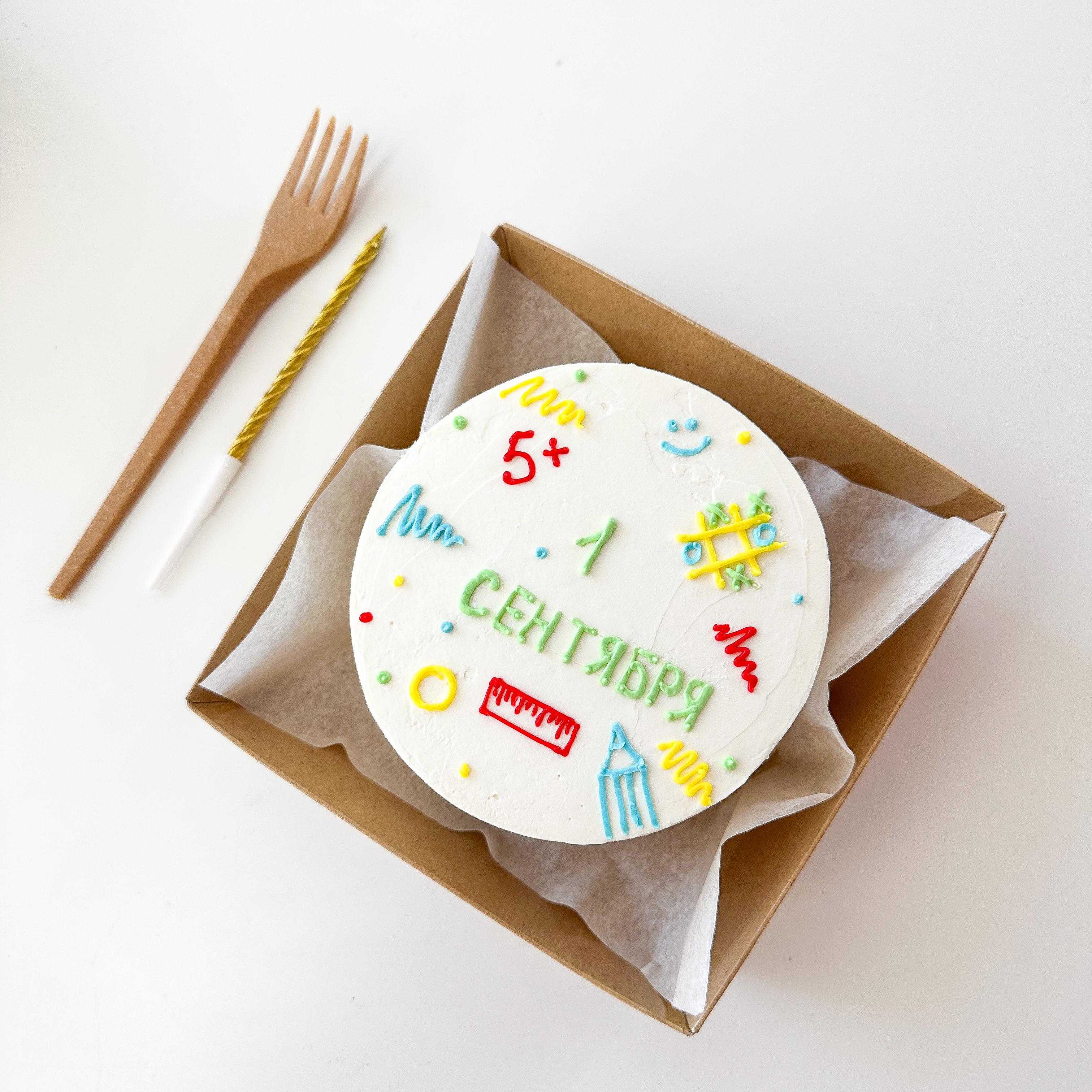 Бенто-торт "1 сентября"