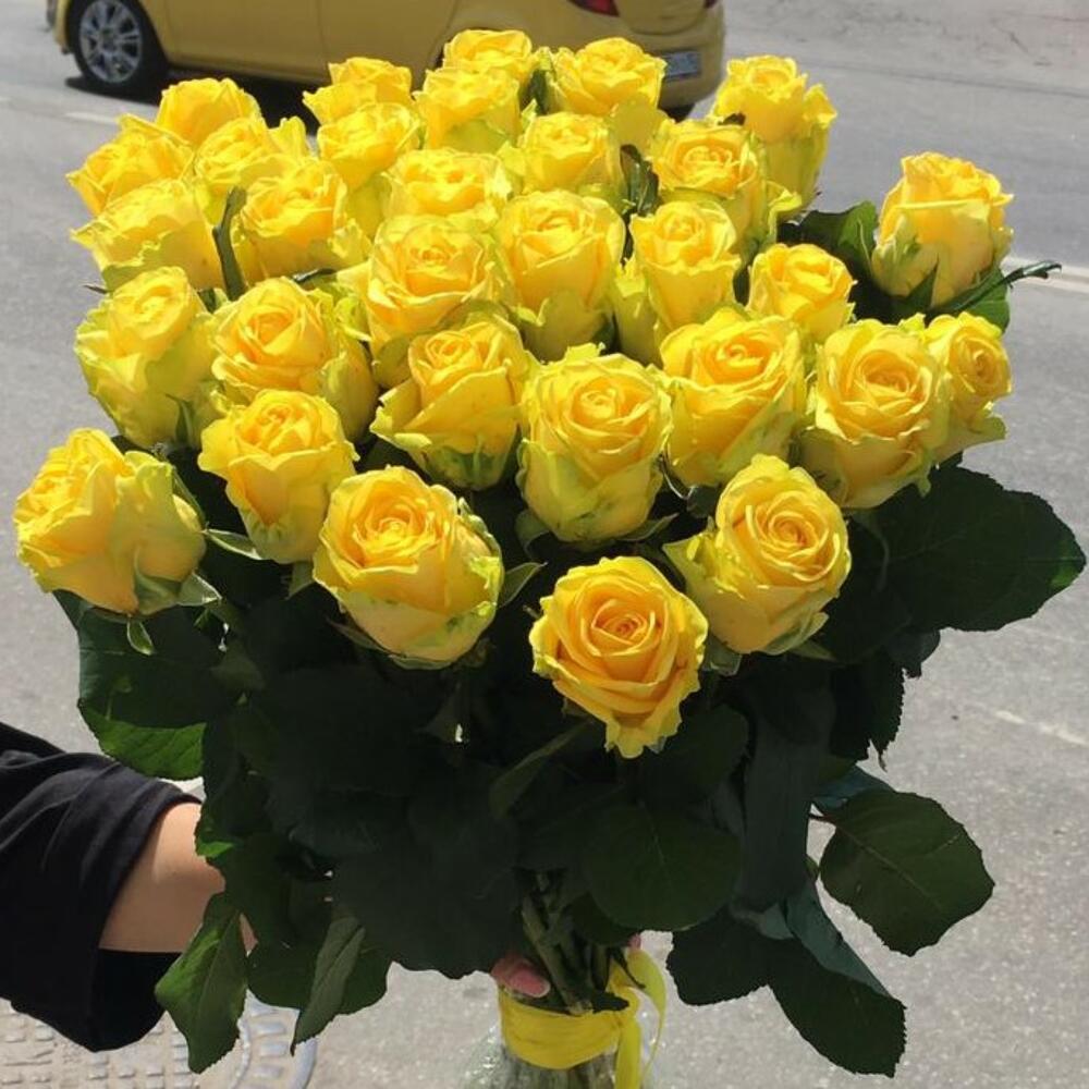 Букет из 33 голландских роз 