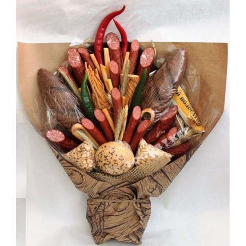 Букеты из колбасы "Подарочный"