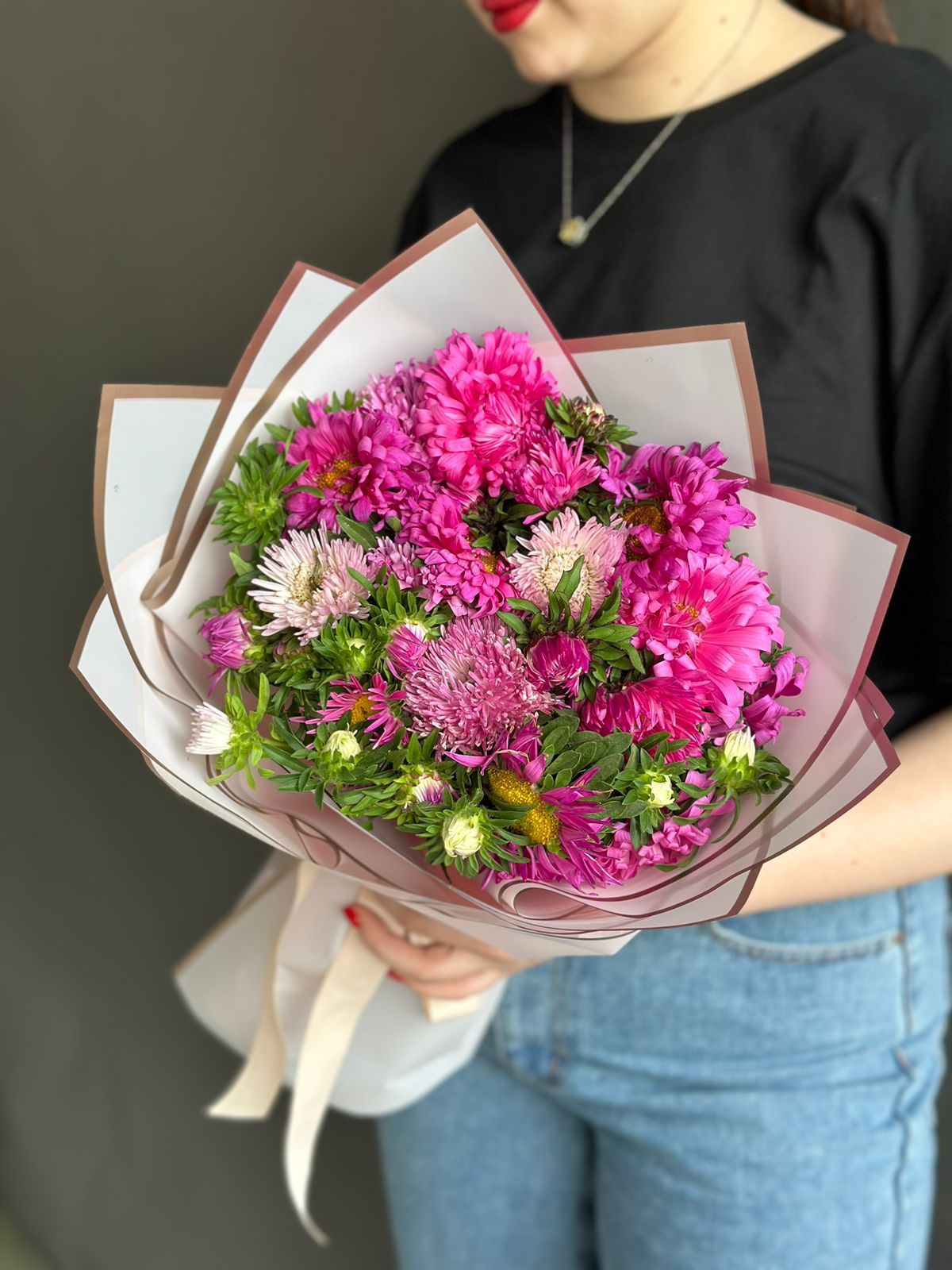 Букет из астры