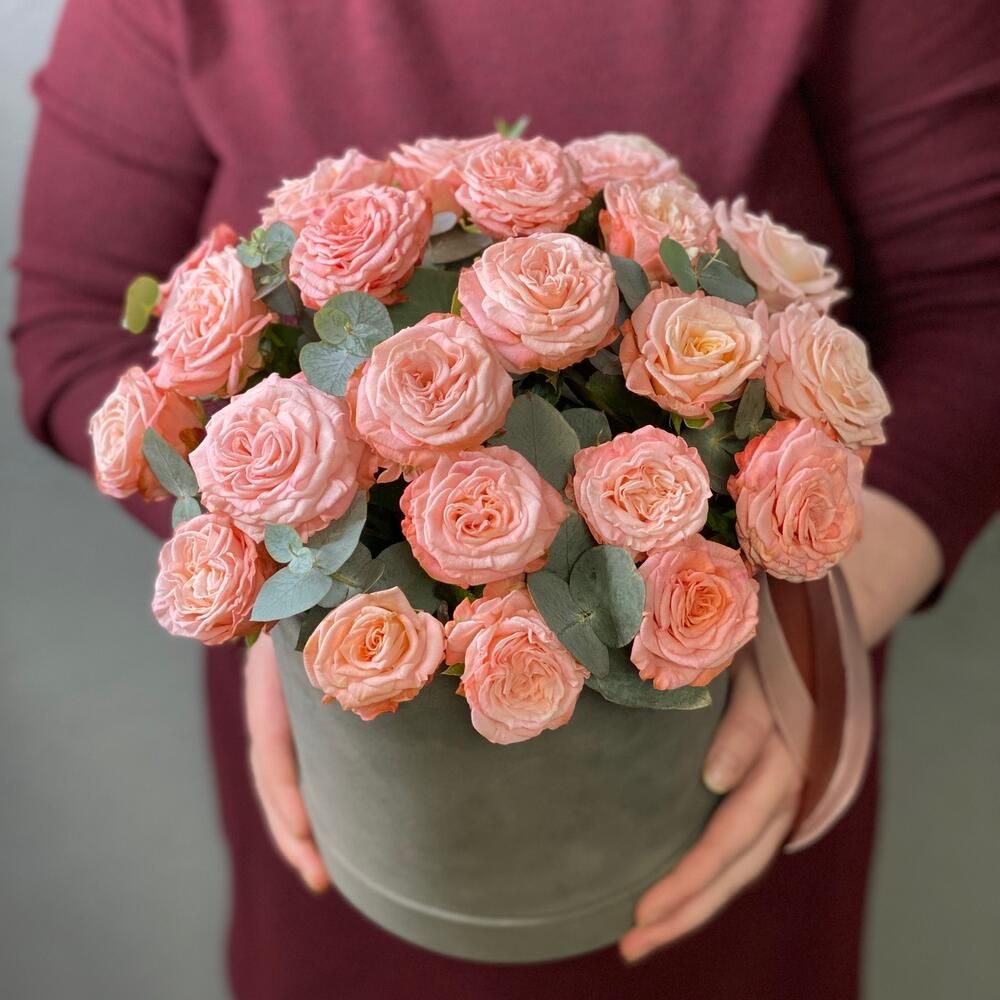 Композиция в коробке "Мечта романтика"