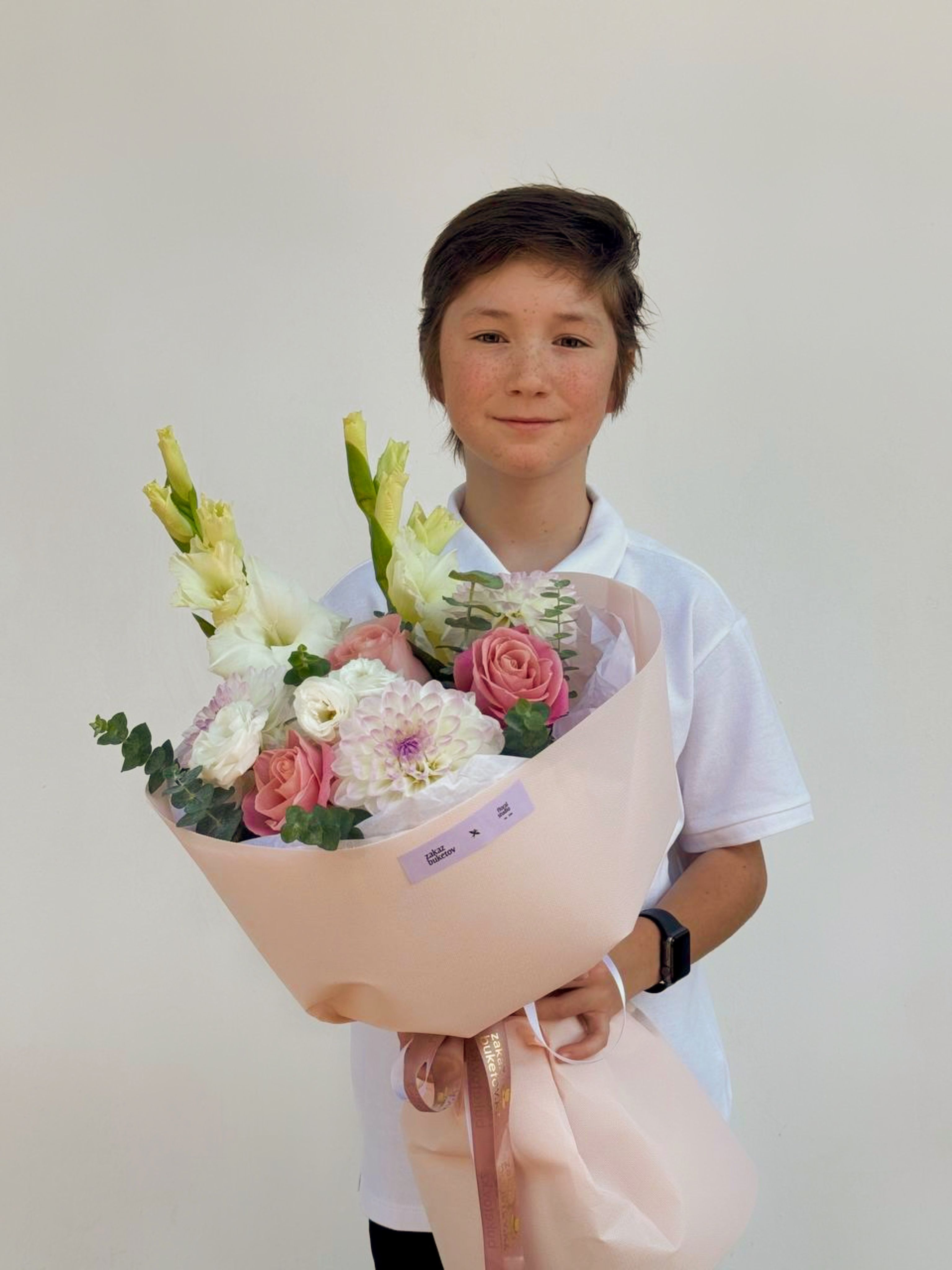 Букет "Звонок для учителя"