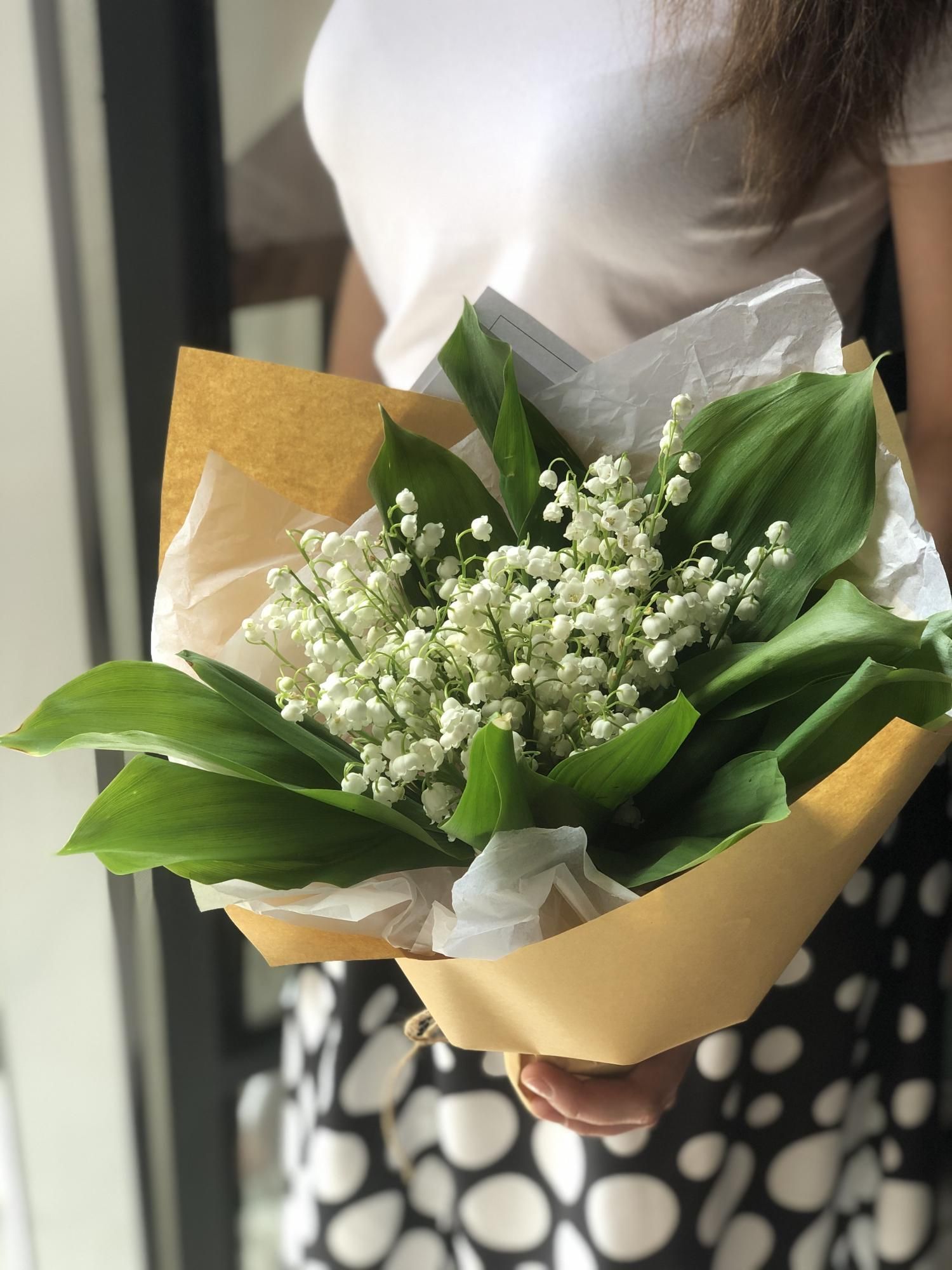 Нежный мини букетик "Ландыши"