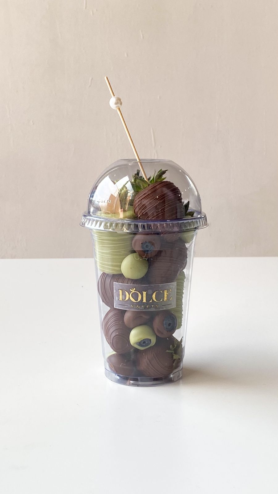 " Стакан Ассорти 2.0 " клубника и бананы в шоколаде