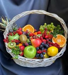 Подарочная корзина №9 с тропическими фруктами