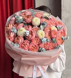 Букет "Малиновое настроение"