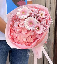 Букет "Розовая бусинка"