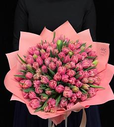 101 пионовидных тюльпан 