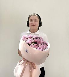 Букет "Юный румянец"