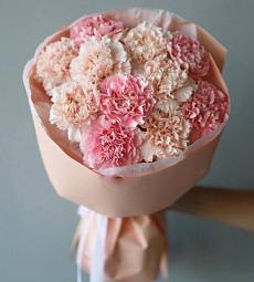 Букет из 11 нежных гвоздик микс