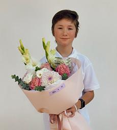 Букет "Звонок для учителя"