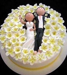 Свадебный торт "Счастье быть с тобой"