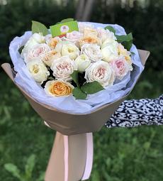 Букет "Джейн Остин" из пионовидных роз