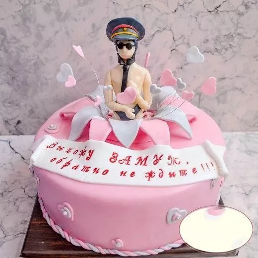 Торт "Стриптизер-полицейский"