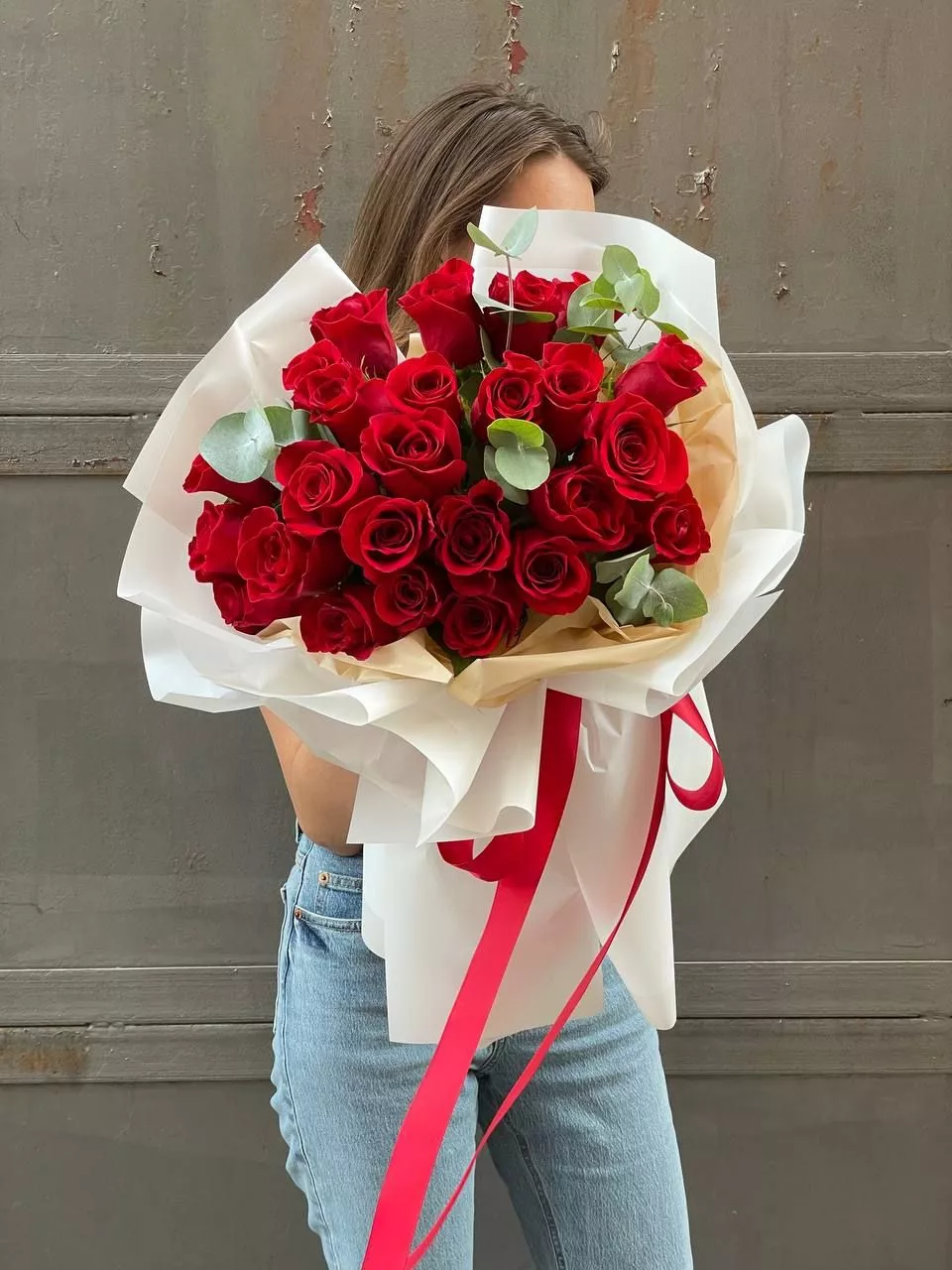 Букет "Пламя любви" 