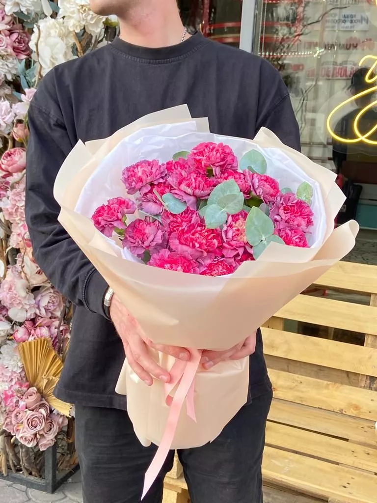 Букет "Meadow" из гвоздик