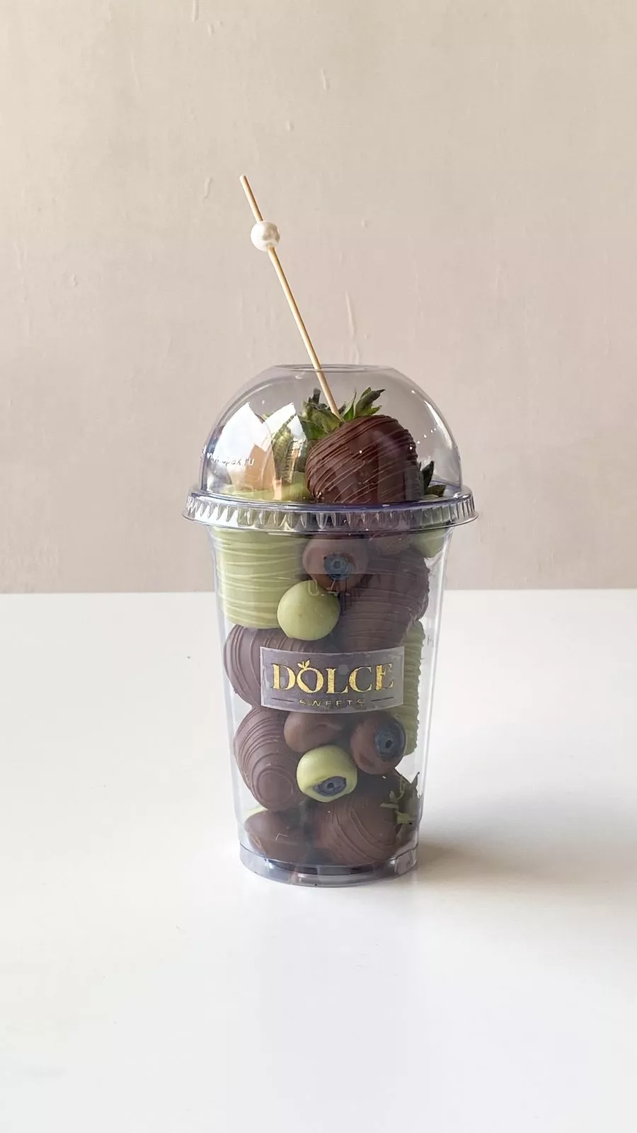 " Стакан Ассорти 2.0 " клубника и бананы в шоколаде