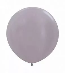 Большой воздушный шар серого цвета 91 см