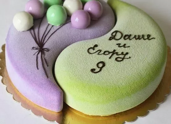 Торт "Воздушные половинки"