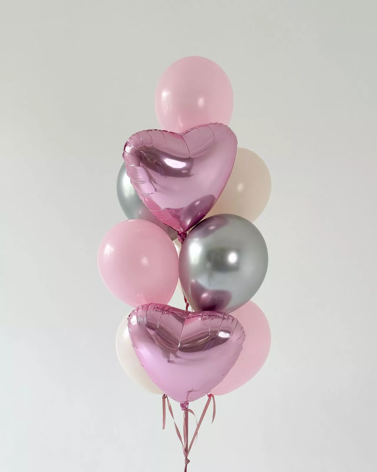 Сет шаров "Pink and Grey"