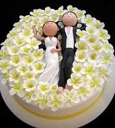 Свадебный торт "Счастье быть с тобой"