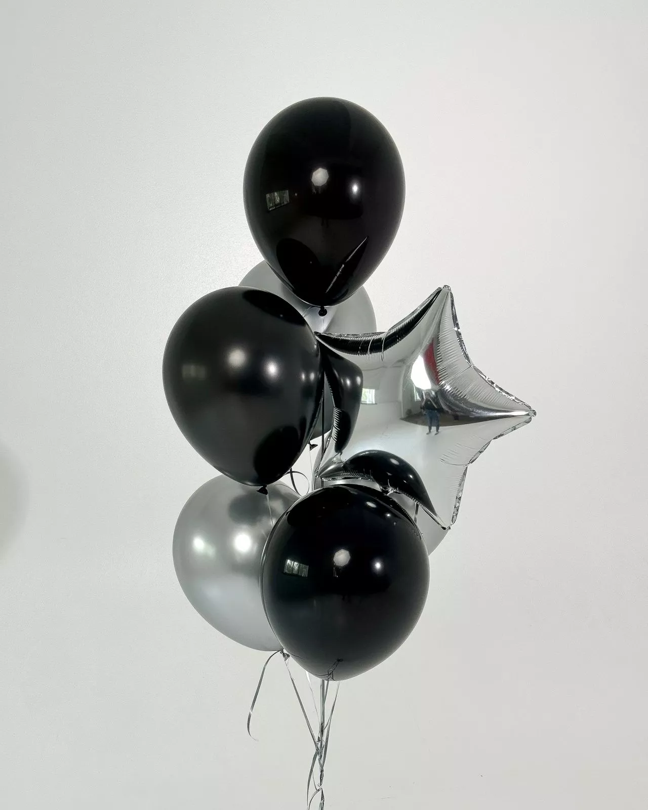 Сет шаров "Black and Silver"