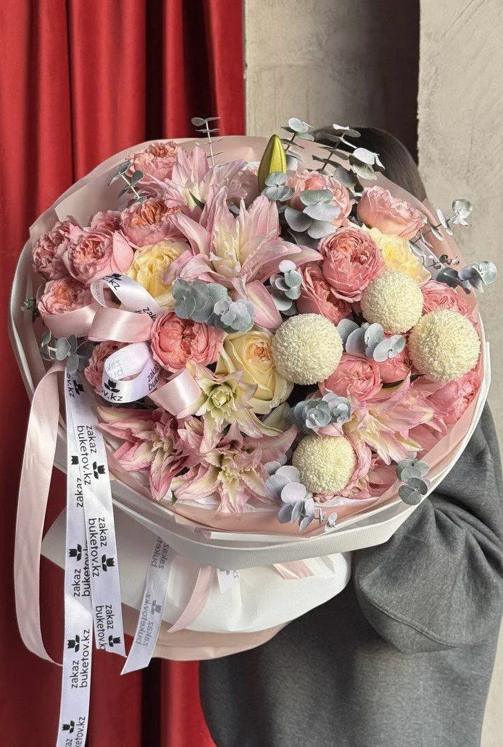 Букет "тепло любви"