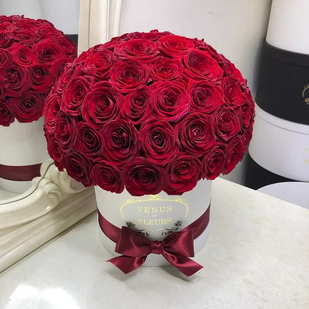 Роза в коробку - соберите букет