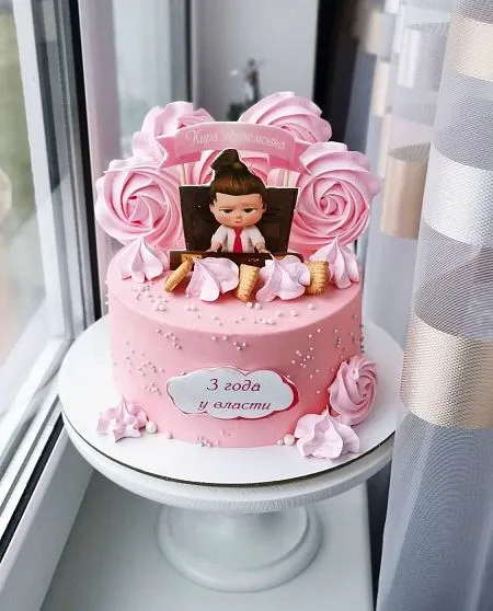 Торт Босс Молокосос для девочки 1