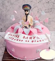 Торт "Стриптизер-полицейский"