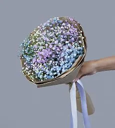 Букет из 3 разноцветных гипсофил