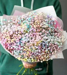 Букет из 15  гипсофил микс