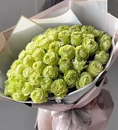 61 фисташковая роза в оформлении