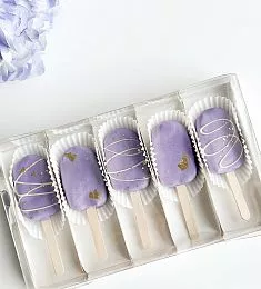 Набор эскимо "Лавандовый раф" пирожное картошка в шоколаде