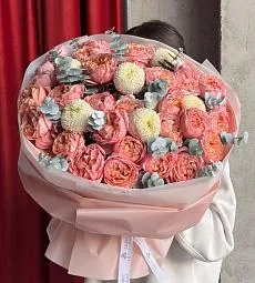 Букет "Малиновое настроение"