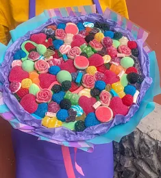 Букет из мармелада "Единорог"