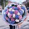 Большие букеты гортензий