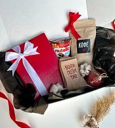 Универсальный подарочный бокс "Red box" 