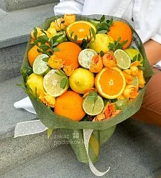 Съедобный букет "Цитрус"