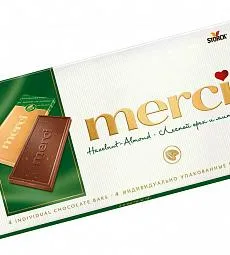 Плитка шоколада "Merci"