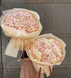 Букет "Fall in love" из пионовидных роз