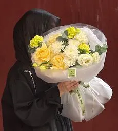 Букет "Зеленое дыхание"