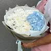 Букеты гортензий и хризантем