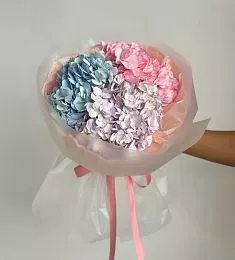 Букет из 3 гортензий МОНО