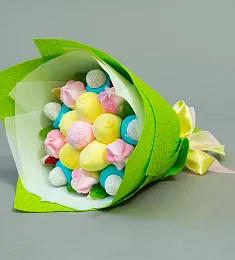 Букет из мармелада "Лимонка"