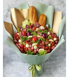 Букеты из колбасы "Гамбург"