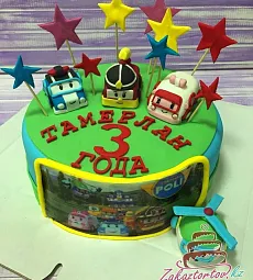 ТОРТ "Робокар Поли"