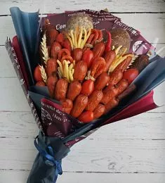 Букеты из колбасы " Колбасное чудо"