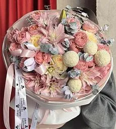 Букет "тепло любви"