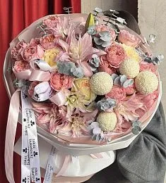 Букет "тепло любви"